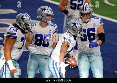 December 16, 2018: Dallas Cowboys center Joe Looney (73) during NFL  football game action between the Dallas Cowboys and the Indianapolis Colts  at Lucas Oil Stadium in Indianapolis, Indiana. Indianapolis defeated Dallas