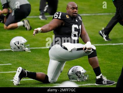 Arizona Cardinals center Rodney Hudson (61) during the first half of an NFL  football game against the Las Vegas Raiders, Sunday, Sept. 18, 2022, in Las  Vegas. (AP Photo/Rick Scuteri Stock Photo - Alamy