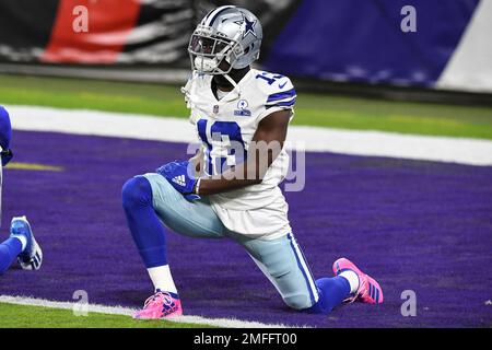 Dallas Cowboys wide receiver Michael Gallup (13) is seen after an NFL  football game against the Chicago Bears, Sunday, Oct. 30, 2022, in  Arlington, Texas. Dallas won 49-29. (AP Photo/Brandon Wade Stock Photo -  Alamy