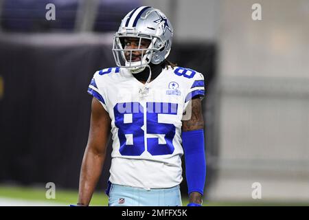 Dallas Cowboys wide receiver Noah Brown (85) runs during an NFL football  game against the Washington Commanders, Sunday, January 8, 2023 in  Landover. (AP Photo/Daniel Kucin Jr Stock Photo - Alamy