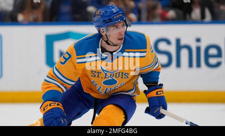 New York Rangers' Braden Schneider (4) plays against the Nashville  Predators in the second period of an NHL hockey game Saturday, Nov. 12, 2022,  in Nashville, Tenn. (AP Photo/Mark Humphrey Stock Photo - Alamy