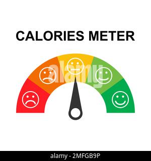Calories healthy diet icon, nutrition food low sign, kcal zero web vector illustration . Stock Vector