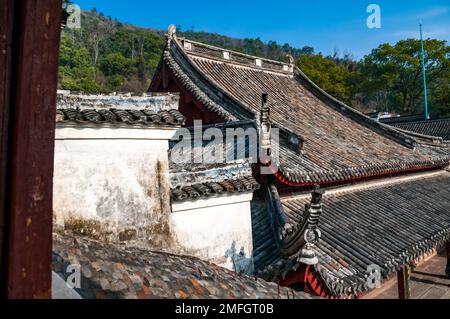 Baoguo Temple Ningbo home to the second oldest wooden structure in the south of China Stock Photo