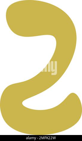 Abstract shape modern art design element illustration for background Stock Vector