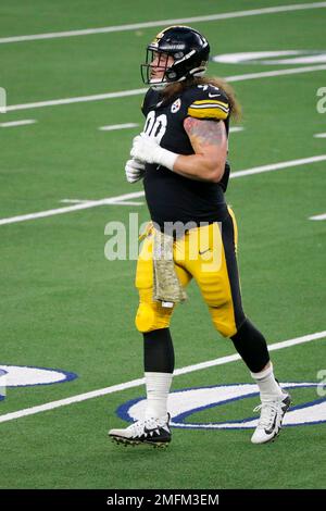 Pittsburgh Steelers defensive tackle Henry Mondeaux (99) jogs off