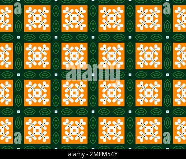 Oriental ethnic geometric seamless Tile pattern made with various traditional elements style design background and abstract colorful seamless pattern Stock Photo