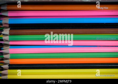 Coloured pencils Stock Photo