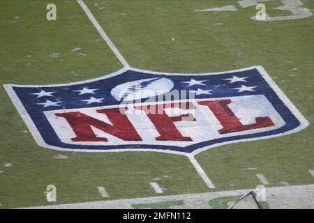 The Jacksonville Jaguars logo is seen on the field during a NFL football  game against the Indianapolis Colts, Sunday, September 18, 2022 in  Jacksonville, Fla. (AP Photo/Alex Menendez Stock Photo - Alamy