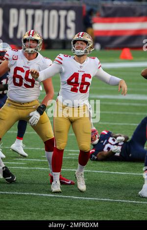 October 18, 2015: San Francisco 49ers long snapper Kyle Nelson (86