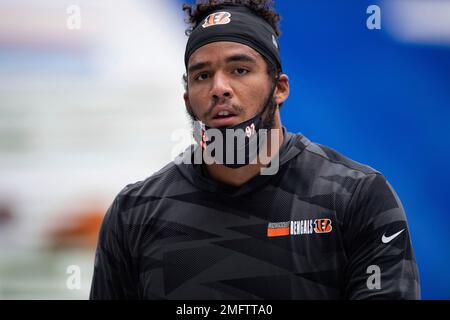 Cincinnati Bengals defensive tackle Josh Tupou (68) reacts during an NFL  football game against the Buffalo Bills, Monday, Jan. 2, 2023, in  Cincinnati. (AP Photo/Emilee Chinn Stock Photo - Alamy