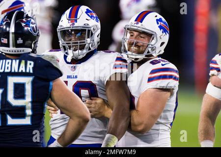 Buffalo Bills kicker Tyler Bass warms up before a preseason NFL football  game against the Denver Broncos in Orchard Park, N.Y., Saturday, Aug. 20,  2022. (AP Photo/Adrian Kraus Stock Photo - Alamy