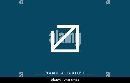 Alphabet letters Initials Monogram logo UV , VU Stock Vector