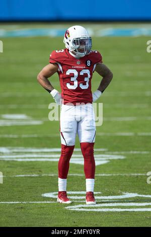 Arizona Cardinals cornerback Byron Murphy (7) celebrates after intercepting  the ball during an NFL football game against the Los Angeles Rams, Sunday  Stock Photo - Alamy