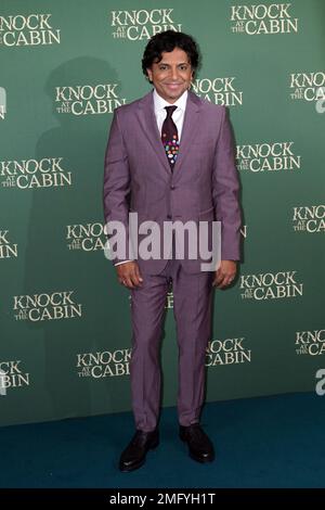 M. Night Shyamalan arriving at the special screening of Knock at the ...