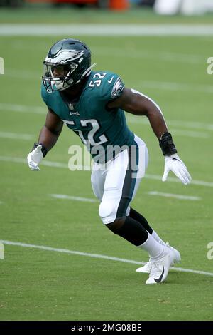 Philadelphia Eagles' Davion Taylor in action during practice at NFL  football training camp, Sunday, July 30, 2023, in Philadelphia. (AP  Photo/Chris Szagola Stock Photo - Alamy