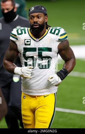 Green Bay Packers linebacker Za'Darius Smith (55) during an NFL football  game against the New Orleans Saints, Sunday, Sept. 27, 2020, in New  Orleans. (AP Photo/Tyler Kaufman Stock Photo - Alamy