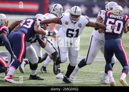 Arizona Cardinals center Rodney Hudson (61) during the first half of an NFL  football game against the Las Vegas Raiders, Sunday, Sept. 18, 2022, in Las  Vegas. (AP Photo/Rick Scuteri Stock Photo - Alamy