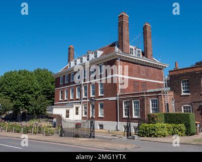 The Commissioner's House, Historic Dockyard Chatham, Kent, UK. Stock Photo