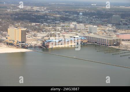 Photos from Aviation Training Center, Mobile - 26-HK-421-131. Hurricane Katrina Stock Photo