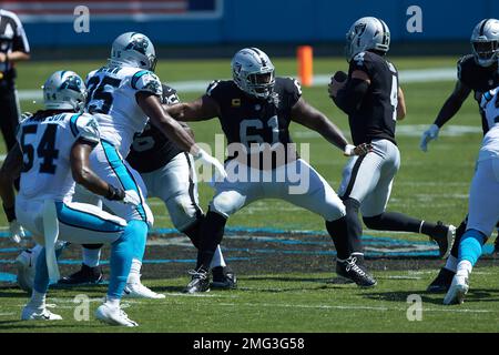 Arizona Cardinals center Rodney Hudson (61) during the first half of an NFL  football game against the Las Vegas Raiders, Sunday, Sept. 18, 2022, in Las  Vegas. (AP Photo/Rick Scuteri Stock Photo - Alamy