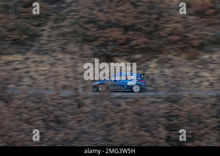 WRC2 MONTE CARLO 2023 Munster Grégoire - Louka Louis ES10/13 , Puimichel, FRANCE, 21/01/2023 Florent 'MrCrash' B. Stock Photo