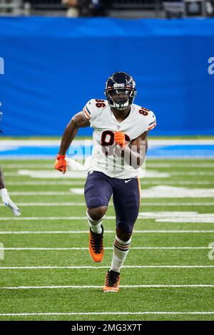 Chicago Bears tight end Demetrius Harris (86) lines up against the Atlanta  Falcons during the first half of an NFL football game, Sunday, Sept. 27,  2020, in Atlanta. The Chicago Bears won