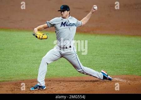 This is a 2020 photo of Trevor Rogers of the Miami Marlins