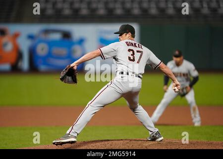 Arizona Diamondbacks' Daulton Varsho celebrates his three-run home run  against the San Francisco Giants during the eighth inning of a baseball  game Tuesday, July 5, 2022, in Phoenix. (AP Photo/Ross D. Franklin