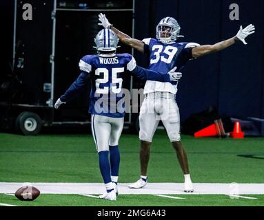 Dallas Cowboys cornerback Chris Westry (39) participates in drills at the  team's NFL football training facility in Frisco, Texas, Tuesday, June 11,  2019. (AP Photo/Tony Gutierrez Stock Photo - Alamy