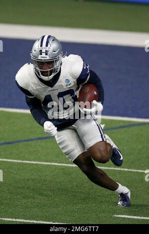 Texas, USA. 18 August 2018. Dallas Cowboys running back Darius Jackson (44)  during the NFL football game between the Cincinnati Bengals and the Dallas  Cowboys at AT&T Stadium in Arlington, Texas. Shane