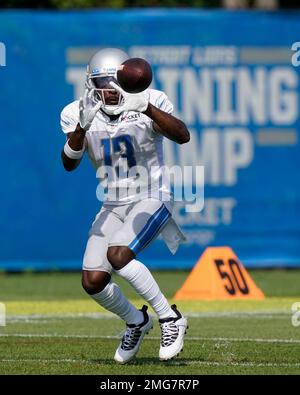 Buffalo Bills safety Damar Hamlin (31) in action against the Detroit Lions  during an NFL preseason football game, Friday, Aug. 13, 2021, in Detroit.  (AP Photo/Rick Osentoski Stock Photo - Alamy