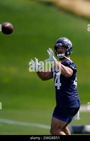 Seattle Seahawks fullback Nick Bellore during an NFL football game