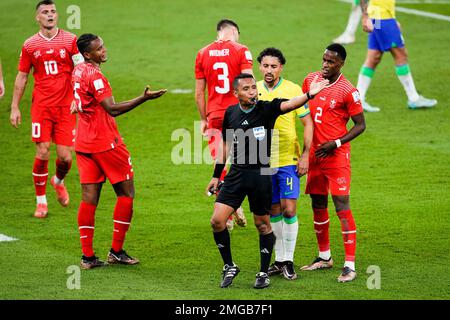 Referee Ivan Arcides Barton Cisneros during the FIFA World Cup