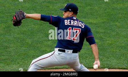 This is a 2021 photo of Jose Berrios of the Minnesota Twins baseball team.  This image reflects the Minnesota Twins active roster as of Friday, Feb.  26, 2021 when this image was