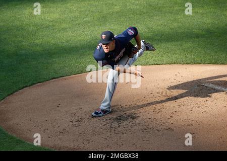 This is a 2021 photo of Jose Berrios of the Minnesota Twins baseball team.  This image reflects the Minnesota Twins active roster as of Friday, Feb.  26, 2021 when this image was