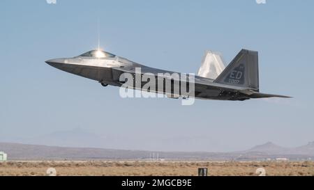 An F-22 Raptor from the 411th Flight Test Squadron, 412th Test Wing ...