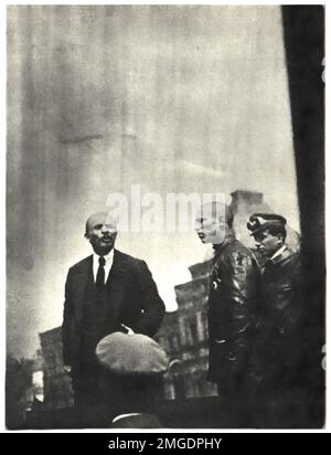 Vladimir Ilich Lenin, first leader of USSR Stock Photo