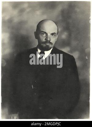 Vladimir Ilich Lenin, first leader of USSR Stock Photo