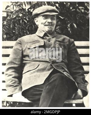 Vladimir Ilich Lenin, first leader of USSR Stock Photo