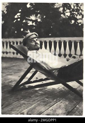 Vladimir Ilich Lenin, first leader of USSR Stock Photo