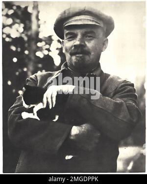 Vladimir Ilich Lenin, first leader of USSR Stock Photo