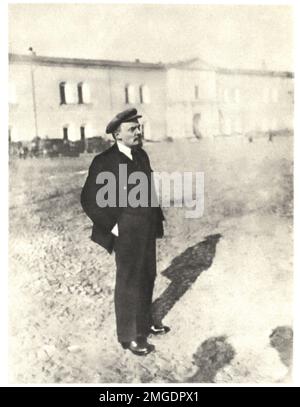 Vladimir Ilich Lenin, first leader of USSR Stock Photo