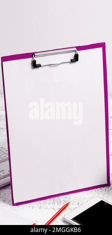 Notebook With Important Messages On Desk With Coffee, Phone And Pen. Crutial Informations Written On Pad On Table With Cup, Memos And Pencil. Late Stock Photo