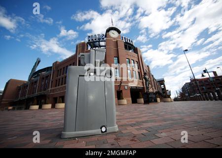 exterior of Coors Field baseball stadium Denver Colorado October 2007 Stock  Photo - Alamy