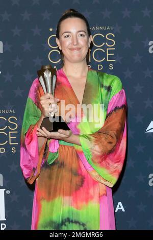January 15, 2023, Century City, CA, USA: LOS ANGELES - JAN 15: Florencia Martin at 2023 Critics Choice Press Room at the Fairmont Century Plaza on January 15, 2023 in Century City, CA (Credit Image: © Kay Blake/ZUMA Press Wire) EDITORIAL USAGE ONLY! Not for Commercial USAGE! Stock Photo