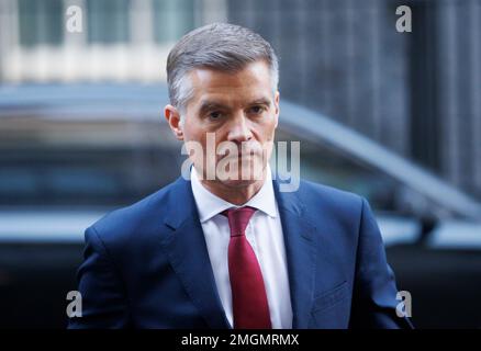 Mark Harper, Secretary of State for Transport. He has been trying to deal with the rail strikes. Stock Photo