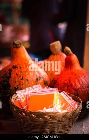 Details from the event Pumpkin Days (Crazy Days), which is held every year in Kikinda, Serbia Stock Photo