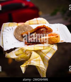 Details from the event Pumpkin Days (Crazy Days), which is held every year in Kikinda, Serbia Stock Photo