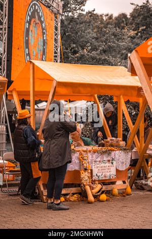 Details from the event Pumpkin Days (Crazy Days), which is held every year in Kikinda, Serbia Stock Photo