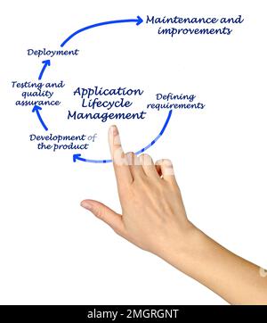 Components of Application Lifecycle Management Stock Photo - Alamy
